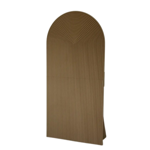 Ścianka do dekoracji ryflowana półkole