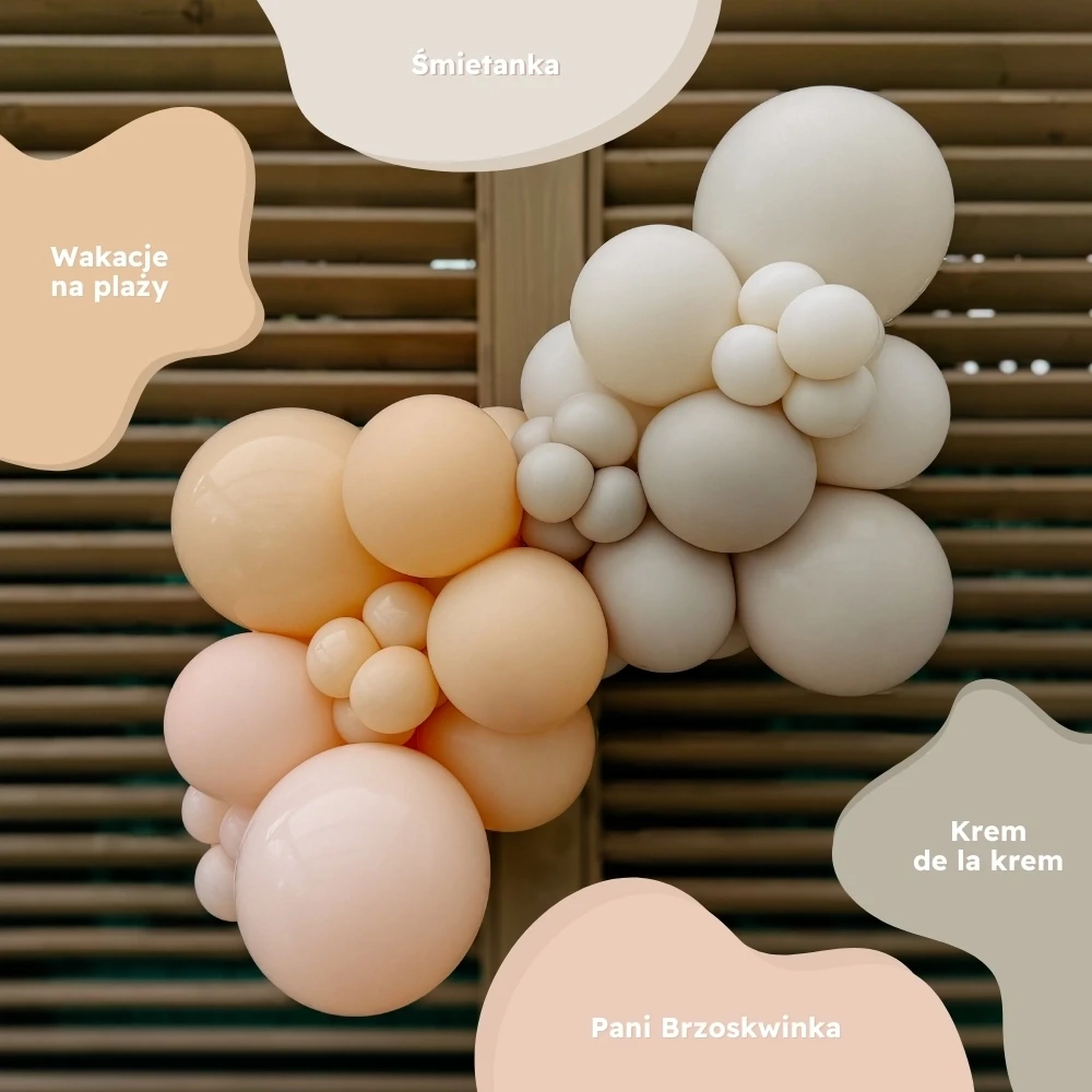 balony lateksowe beżowe kremowe piaskowe.webp