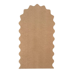 Ścianka do dekoracji półkole falowana gładka