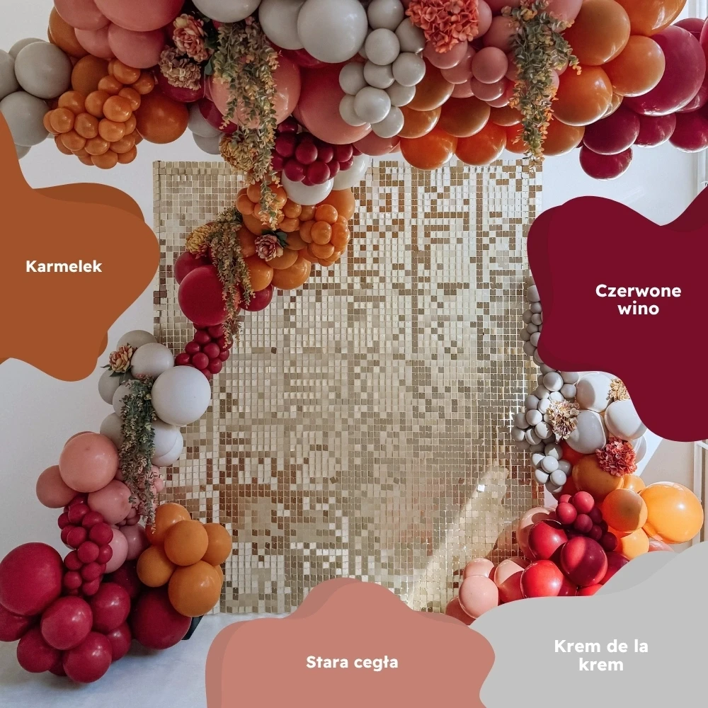 karmelek pomarańczowy balony lateksowe premium.webp