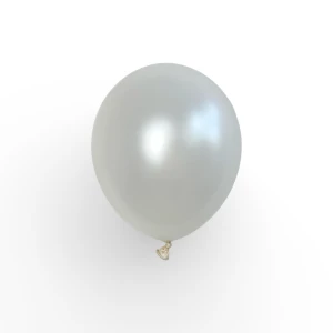 Balony lateksowe - Perłowy biały, 5" (12cm), 100szt.
