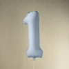 Balon foliowy Cyfra '1', 86cm, mglisty niebieski1.webp