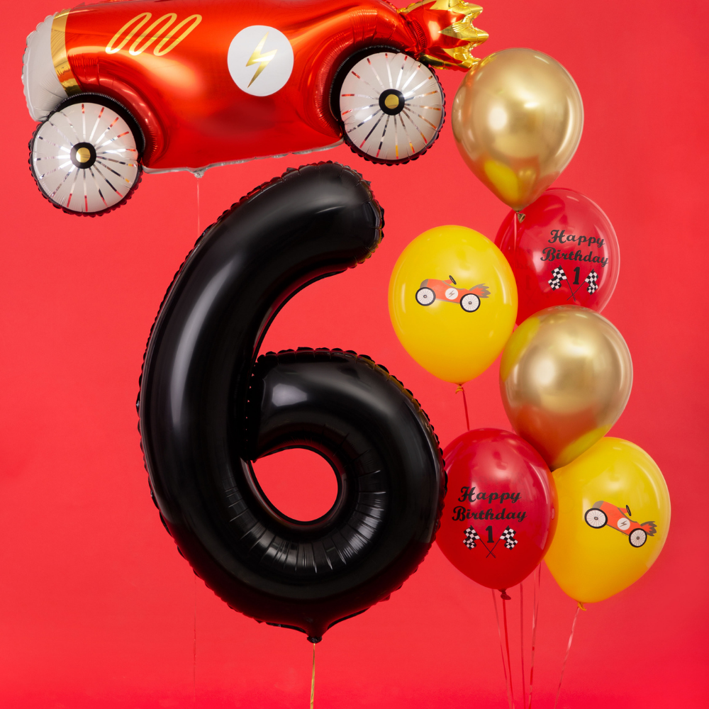 Balon foliowy Cyfra ''6'', 86cm, czarny2 (2).webp