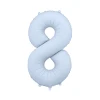 Balon foliowy Cyfra '8', 86cm, mglisty niebieski.webp