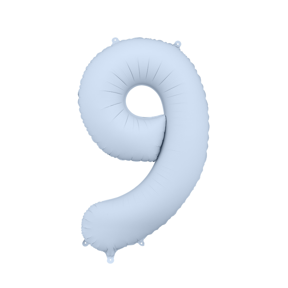 Balon foliowy Cyfra '9', 86cm, mglisty niebieski (2).webp