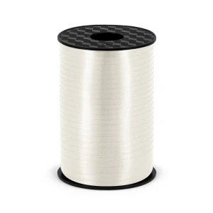 Wstążka plastikowa, biały, 5mm/225m