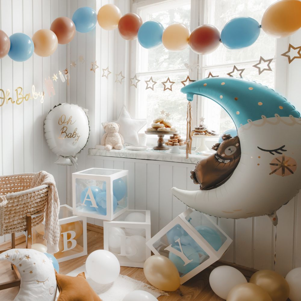 Balon foliowy Miś na księżycu, 80x98 cm, mix (3).webp