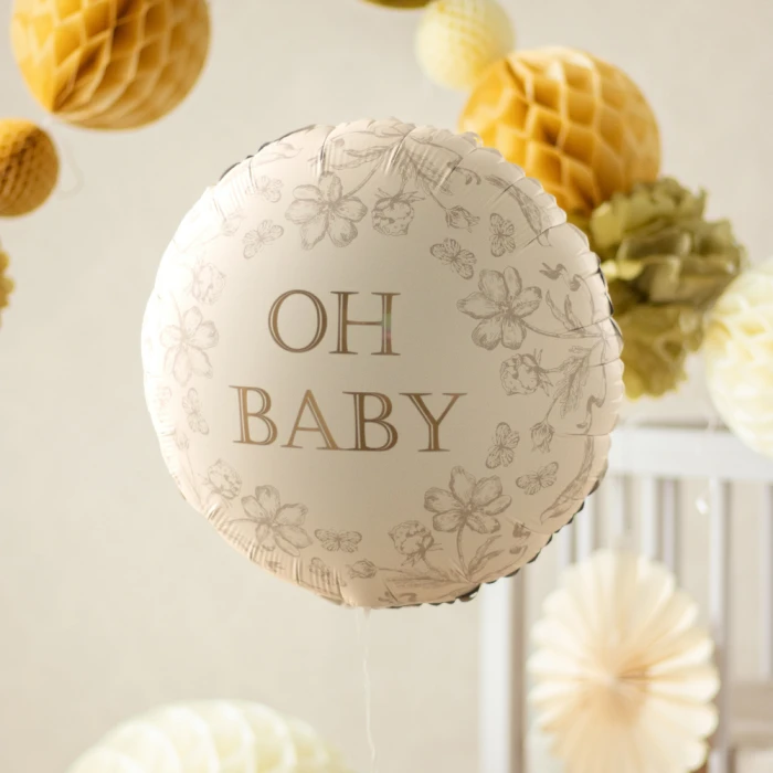 Balon foliowy pastylka Oh Baby, 35x35 cm, mix (2).webp