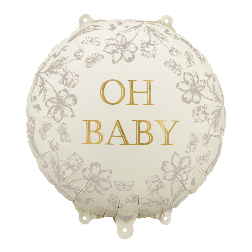 Balon foliowy pastylka Oh Baby, 35x35 cm, mix.webp