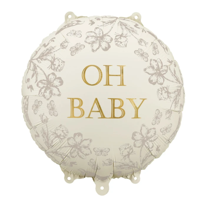 Balon foliowy pastylka Oh Baby, 35x35 cm, mix.webp