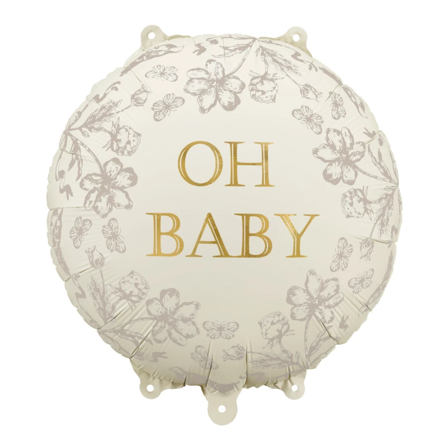 Balon foliowy pastylka Oh Baby, 35x35 cm, mix.webp