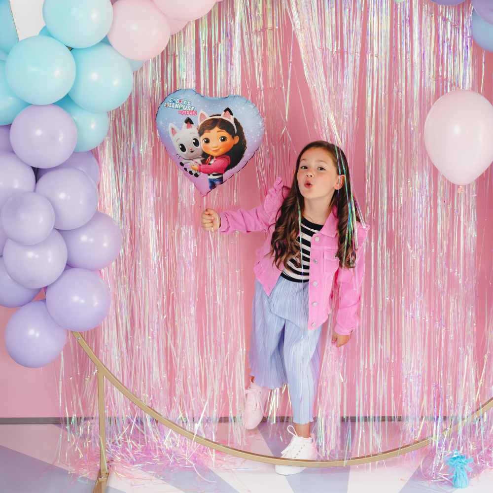 Balon foliowy serce Koci Domek Gabi, 35cm, mix (4).webp