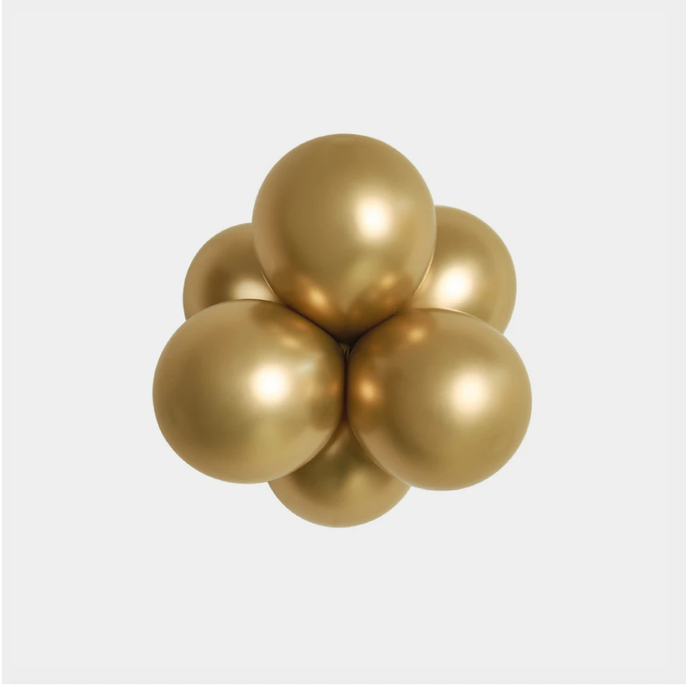 Klasyczny złoty balon lateksowy 12cm złoty.webp