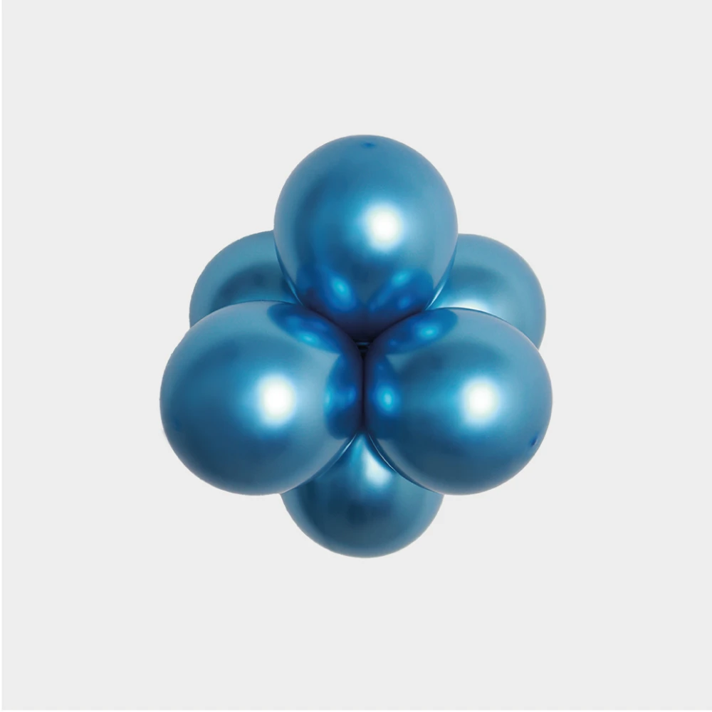 kosmiczny niebieski balon lateksowy 12cm niebieski.webp