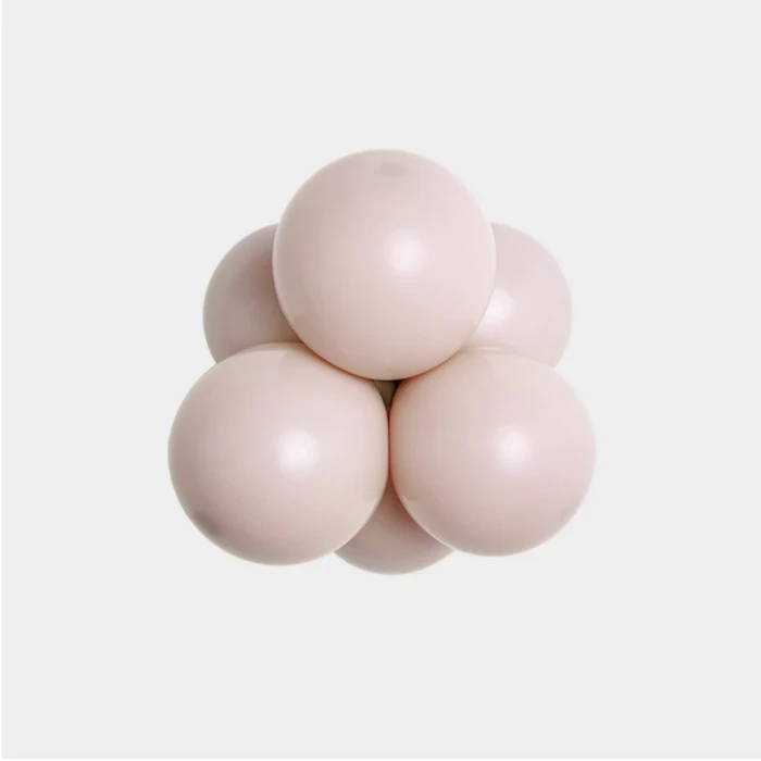 krem de la krem balon lateksowy 12cm cm beżowy.webp