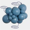 Niebo przed burza balon lateksowy girlanda z rozmiarami niebieski.webp