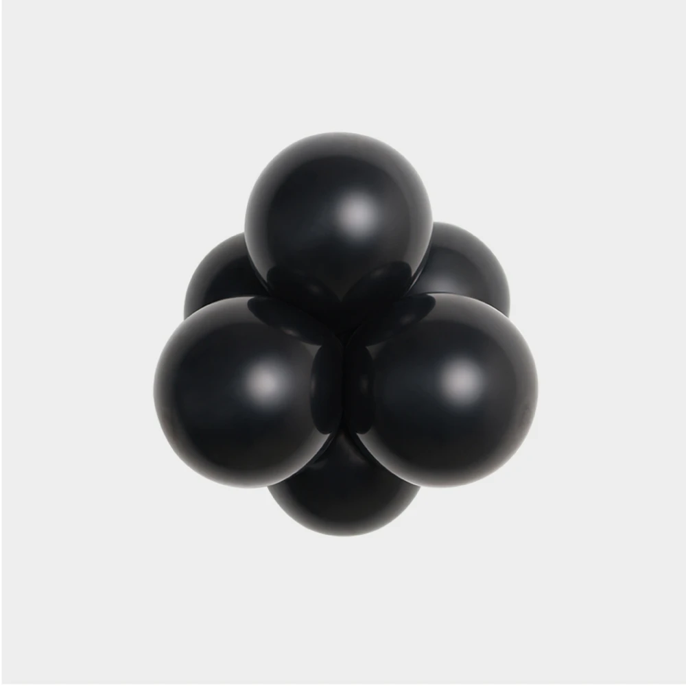 po prostu czarny balon lateksowy 12cm czarny.webp