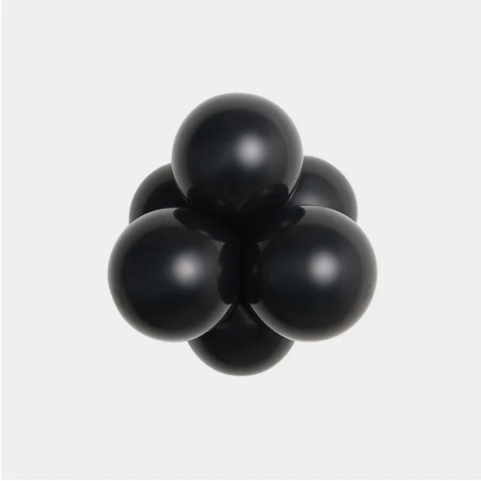 po prostu czarny balon lateksowy 12cm czarny.webp