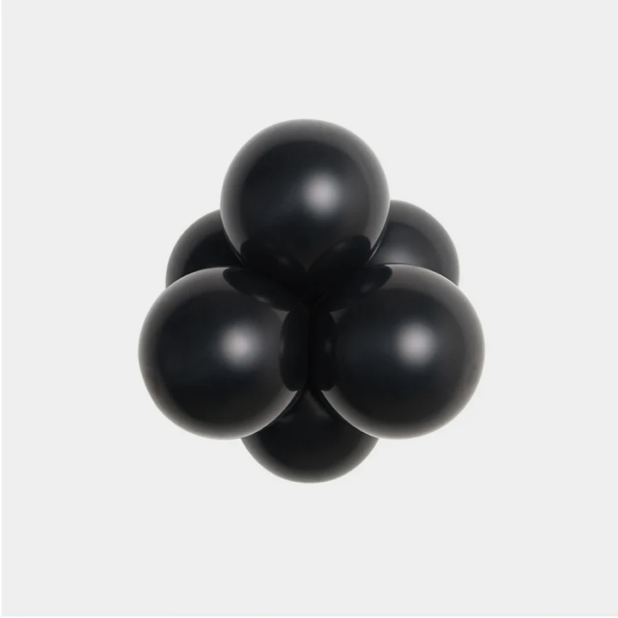 po prostu czarny balon lateksowy 12cm czarny.webp