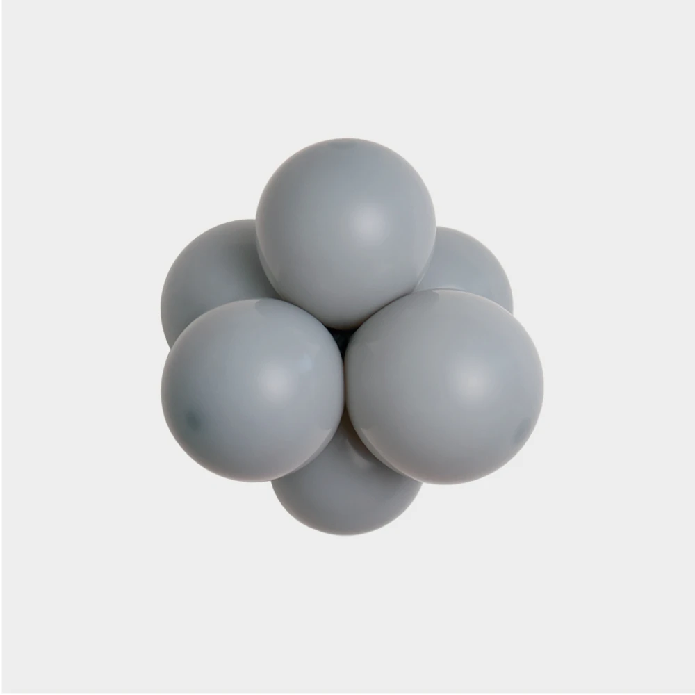 po prostu szary balon lateksowy 12cm szary.webp