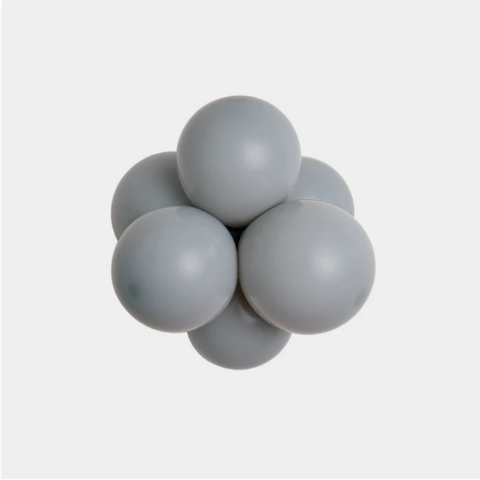 po prostu szary balon lateksowy 12cm szary.webp