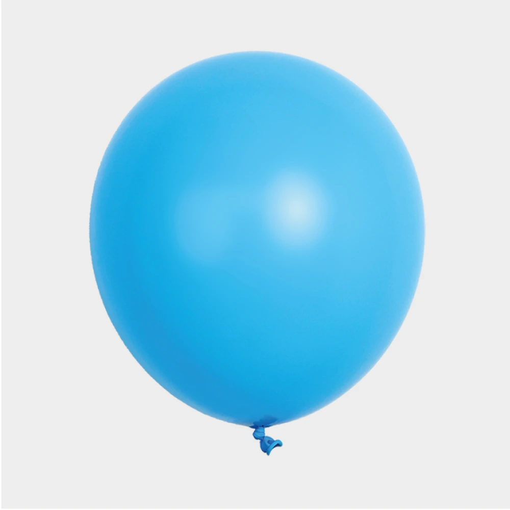 smerfna kraina balon lateksowy 46cm niebieski.webp