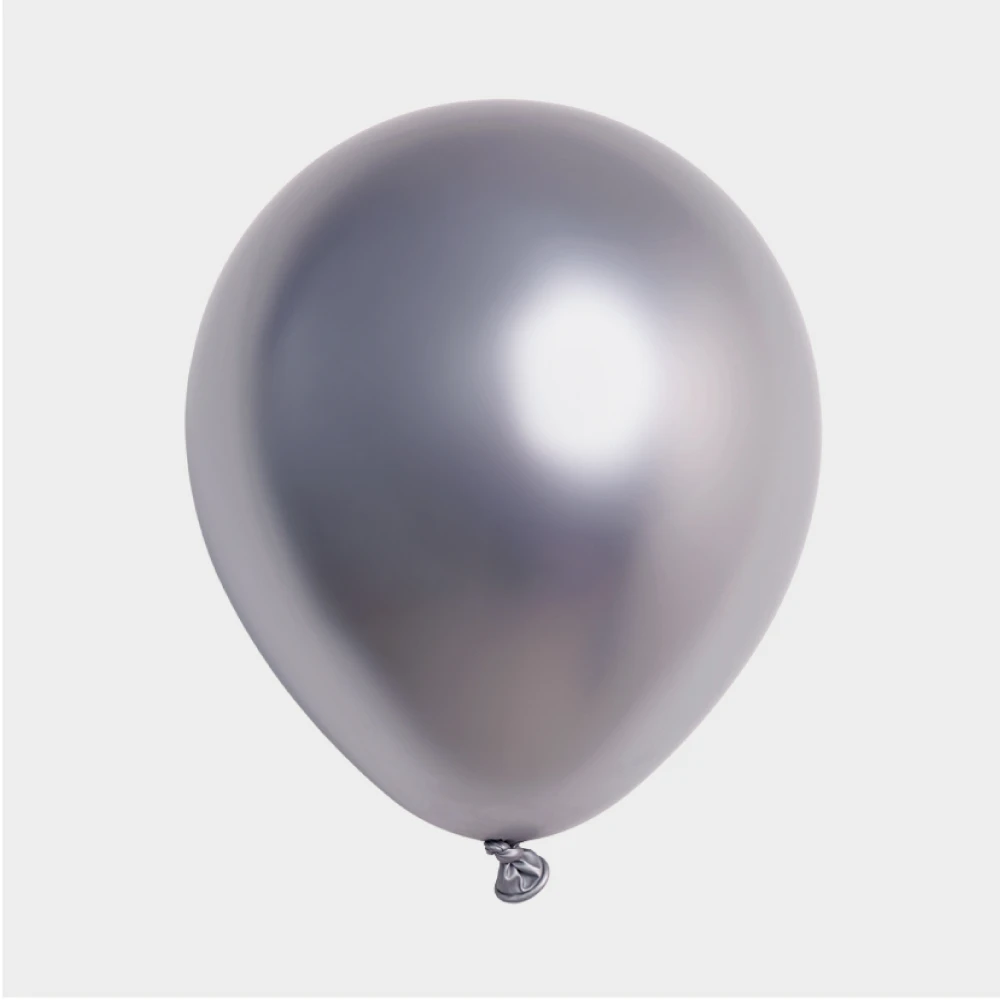 klasyczny srebrny balon lateksowy 46cm srebrny.webp
