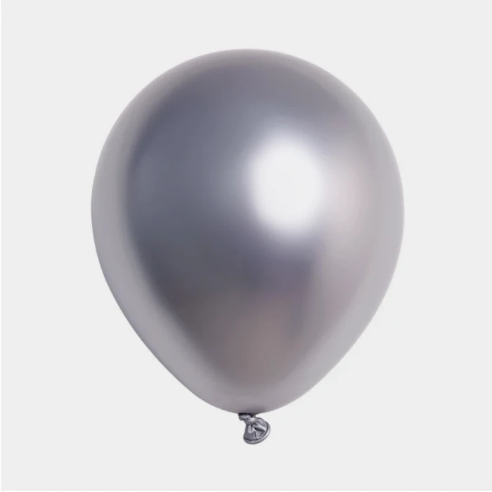 klasyczny srebrny balon lateksowy 46cm srebrny.webp