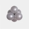 srebrny pyl balon lateksowy 12cm srebrny.webp