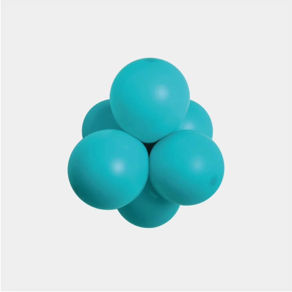 Lecimy na karaiby balon lateksowy 12cm zielony.webp