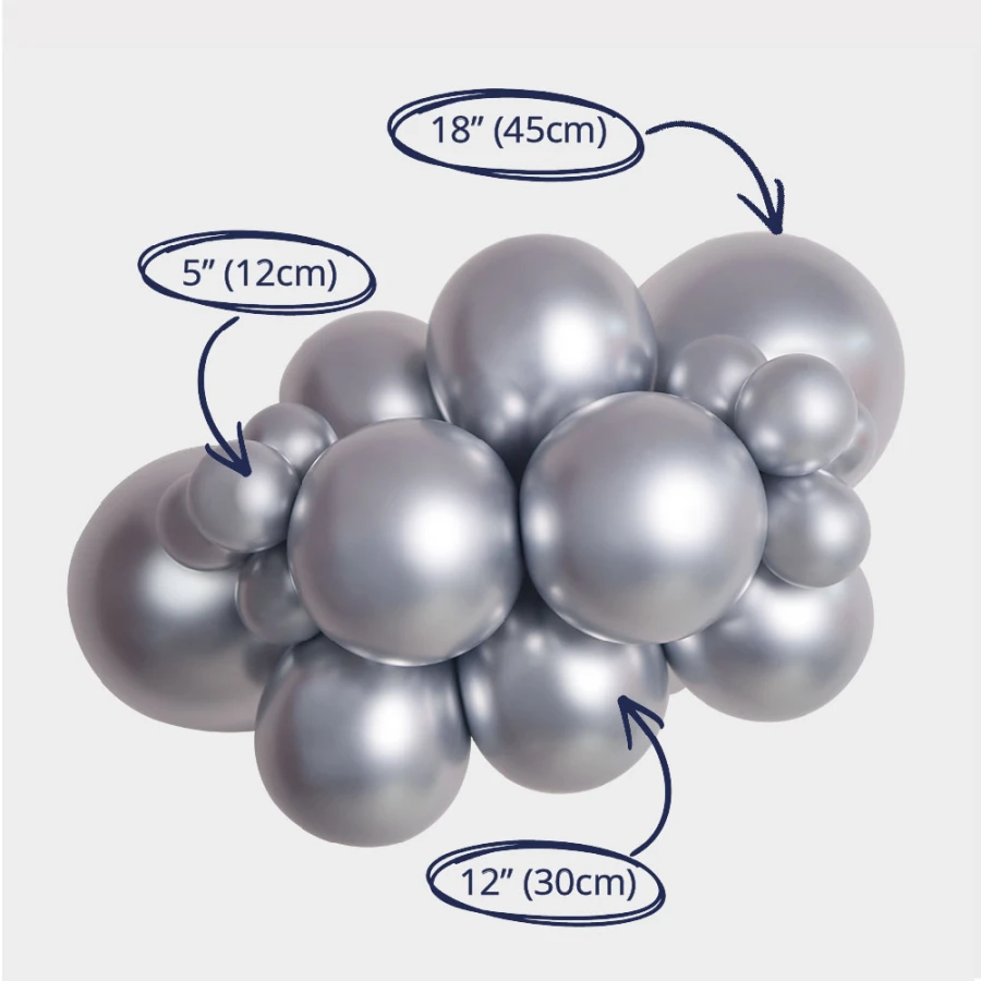 srebrne balony girlanda.webp