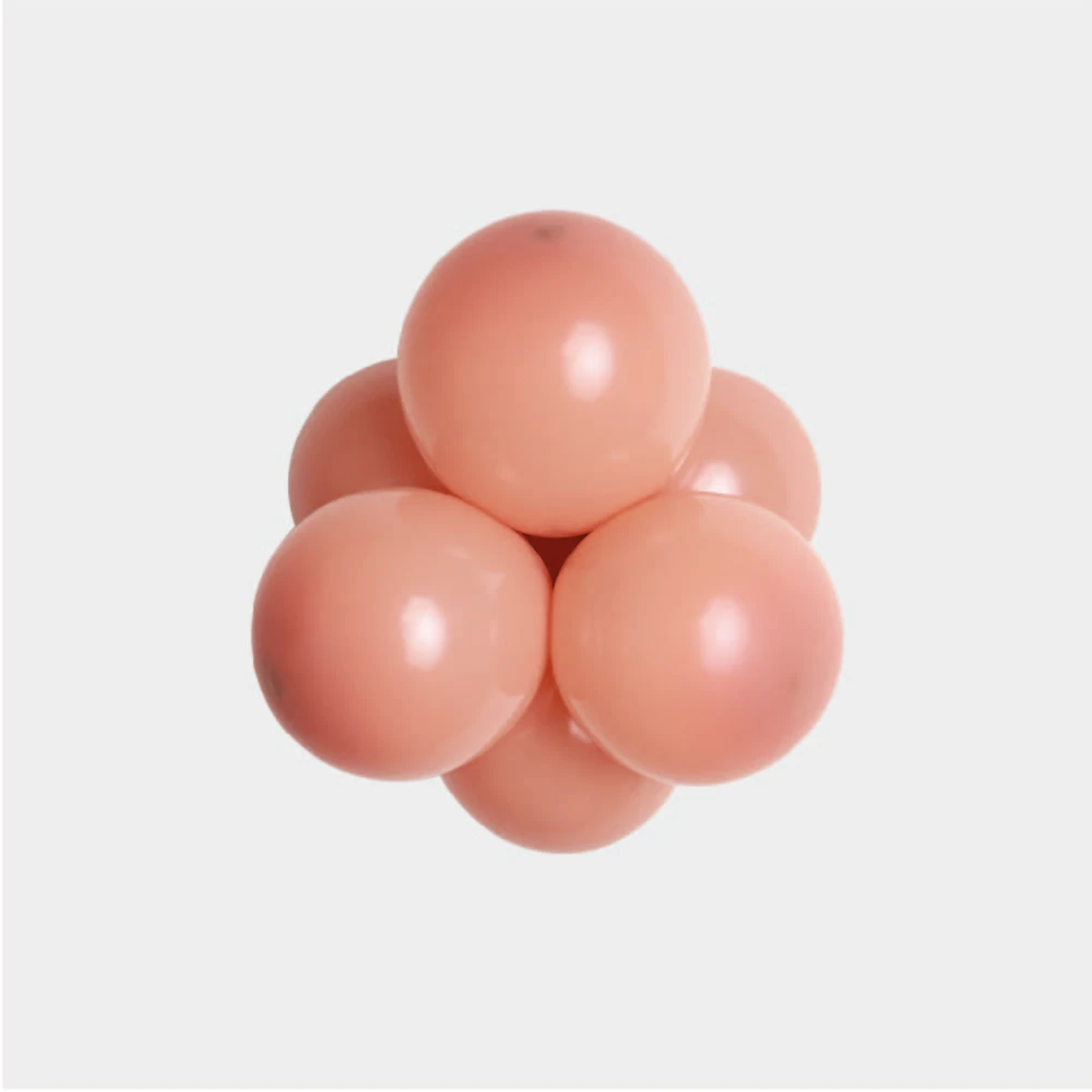 miedziany dzbanek balon lateksowy 12cm różowy.webp
