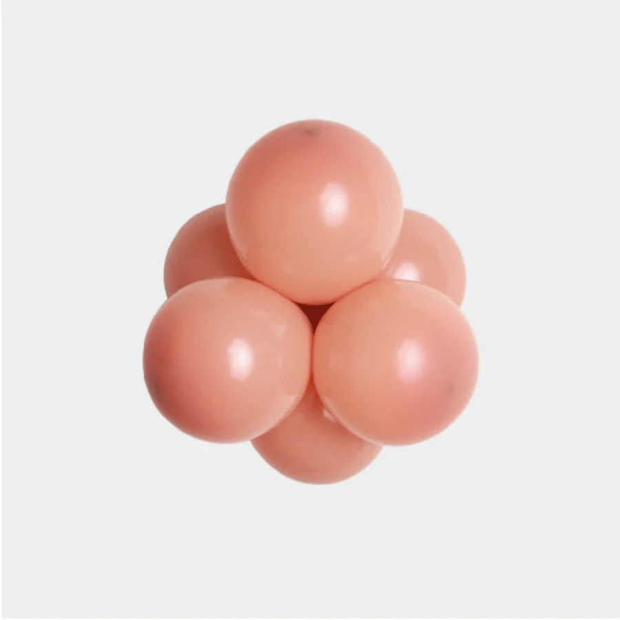 miedziany dzbanek balon lateksowy 12cm różowy.webp