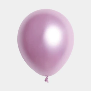 Balony lateksowe chromowane  - Różowy blask, 18" (46cm), 10szt.