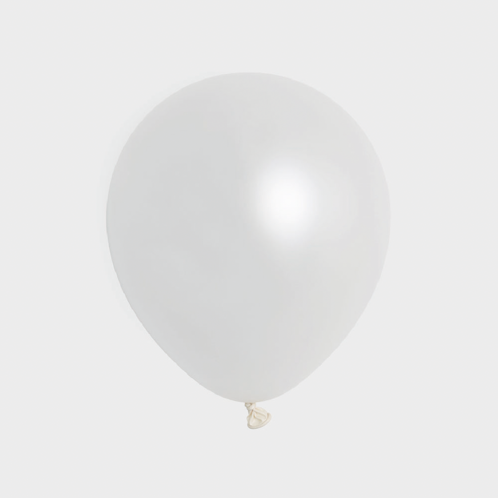 balony lateksowe - perłowy biały 12" 30cm