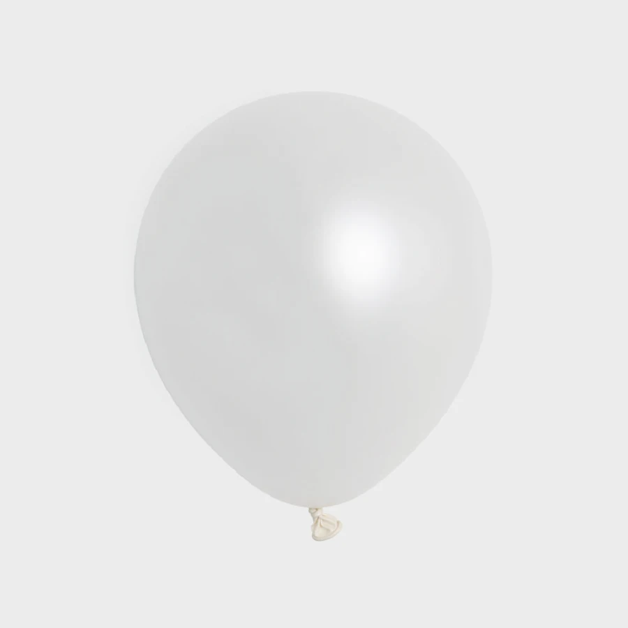 balony lateksowe - perłowy biały 12" 30cm