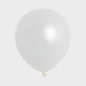 Balony lateksowe - Perłowy biały, 18" (46cm), 10szt.