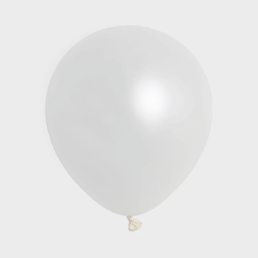 Balony lateksowe - Perłowy biały, 18" (46cm), 10szt.