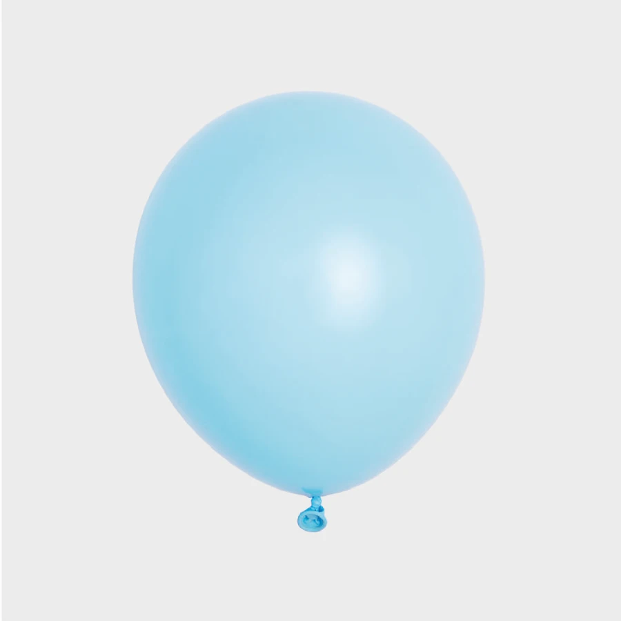 balon latekswoy bobaskowy niebieski 12" 30cm