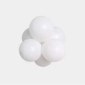 Balony lateksowe - Po prostu biały, 5" (12cm), 100szt.