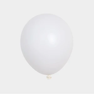 Balony lateksowe - Po prostu biały, 12" (30cm), 100szt.