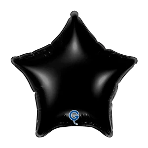 Balon foliowy Gwiazdka 18" (45 cm) Czarny