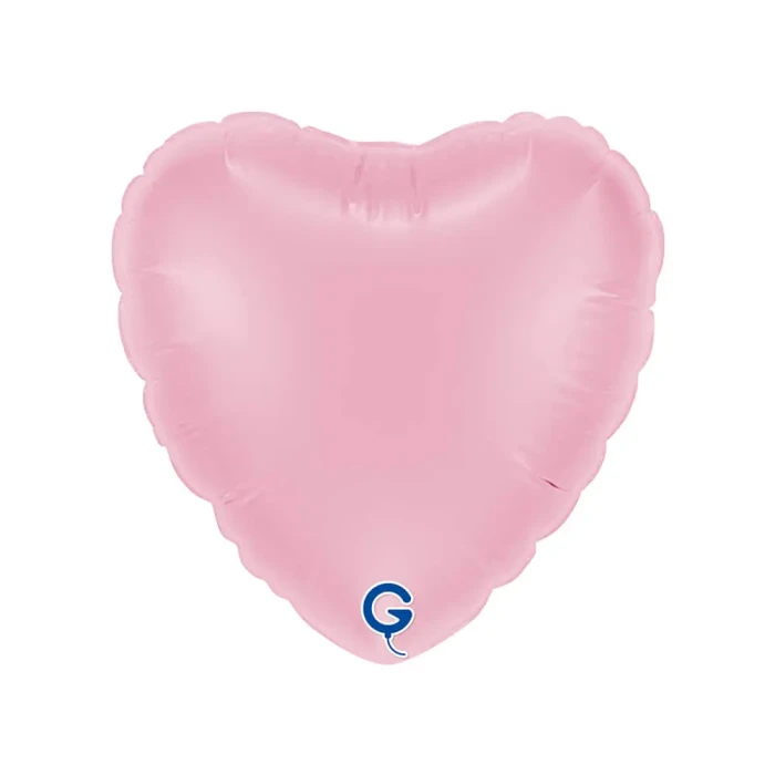 Balon foliowy Serce 18" (45 cm) Pastelowy Różowy