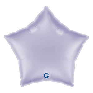 Balon foliowy Gwiazdka 18" (45 cm) Liliowy, satynowy