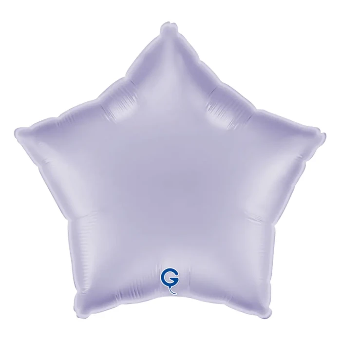 Balon foliowy Gwiazdka 18" (45 cm) Liliowy, satynowy