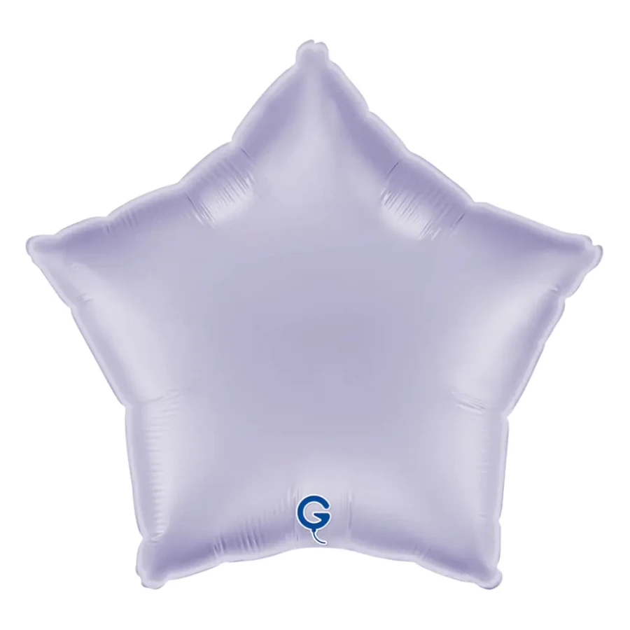 Balon foliowy Gwiazdka 18" (45 cm) Liliowy, satynowy