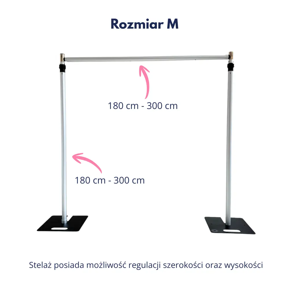 Stelaż regulowany rozmiar M Pipe and Drape