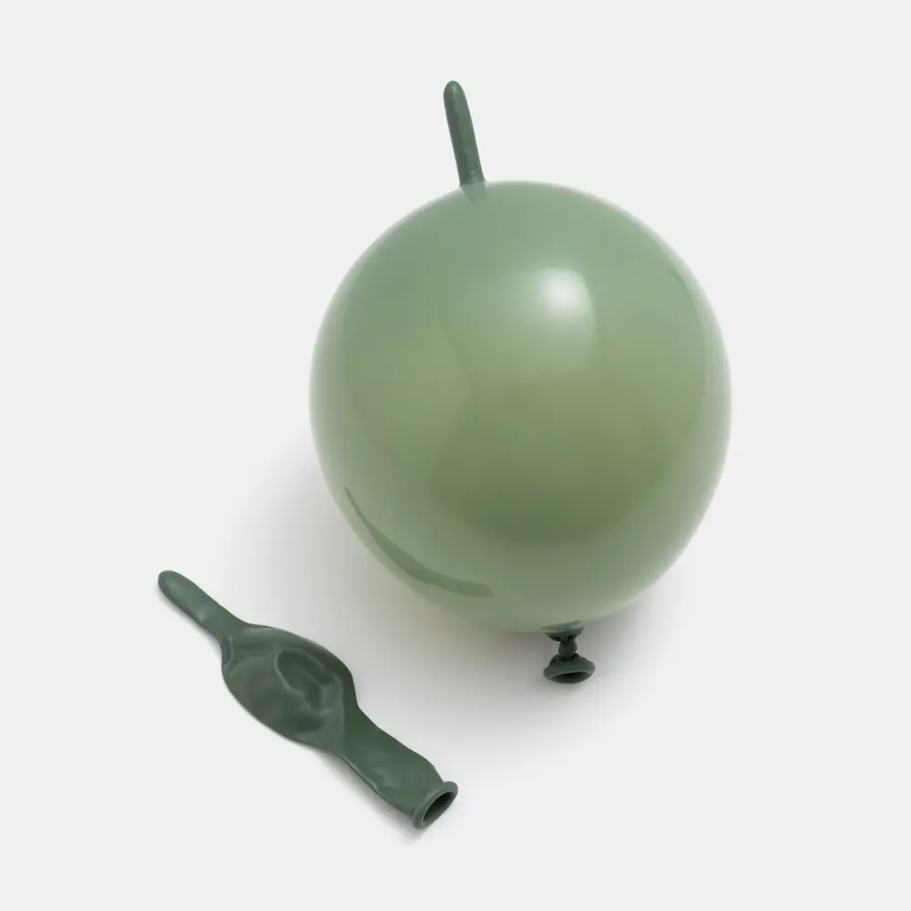 Balony lateksowe linki do girland - Avocado, 6" (15cm) link, 100szt.