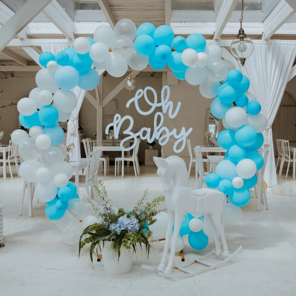 Napis led - Oh baby, dekoracja neon