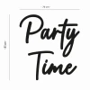 napis led - Party time, wymiary, neon